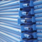 نمونه رنگشده داربست مثلثی امگا به رنگ آبی